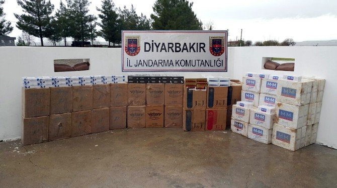 Diyarbakır’da 63 Bin 360 Paket Kaçak Sigara Ele Geçirildi