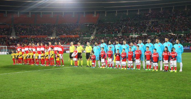 Avusturya: 1 - Türkiye: 1 (İlk yarı)