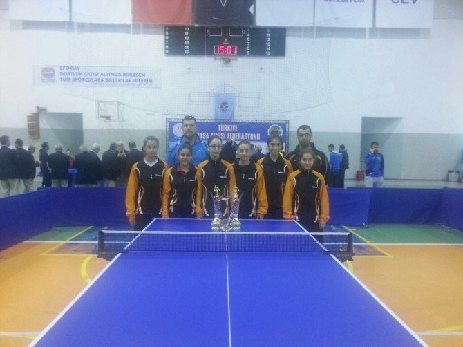 Kocasinan Belediyesi Spor Kulübü Masa Tenisi Bayan Takımı Türkiye Şampiyonu Oldu