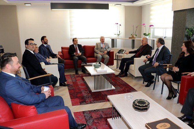Erbil’den Başkan Ergün’e Ziyaret