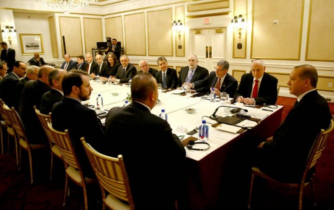 Erdoğan, ABD’deki Musevi kuruluşların temsilcilerini kabul etti