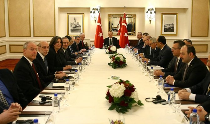 Erdoğan, ABD’deki Musevi kuruluşların temsilcilerini kabul etti
