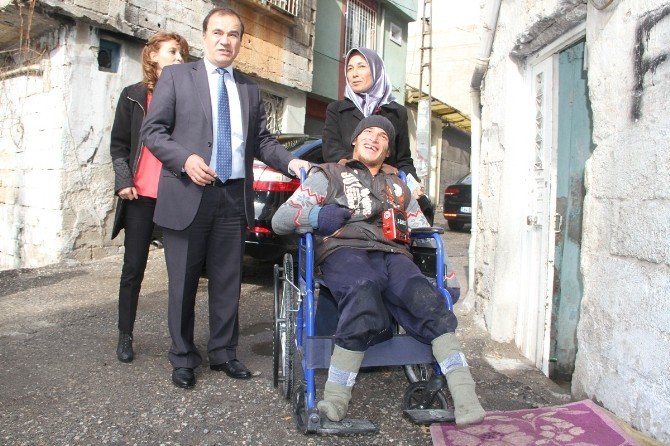 Suriyeli Engelli Gencin Hayalini Fatma Şahin Gerçekleştirdi