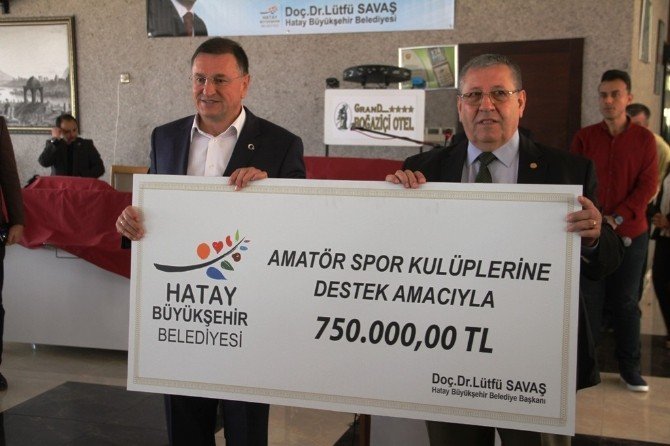 Hatay’da Amatör Spor Kulüplerine 750 Bin Liralık Nakdi Yardım