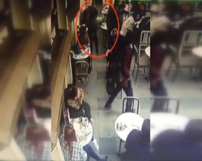 Nişantaşı’nda Ünlü Cafedeki Silahlı Saldırı Anı Kamerada