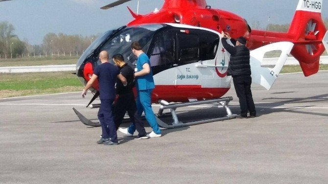 Ambulans Helikopter Aydın İçin Havalandı
