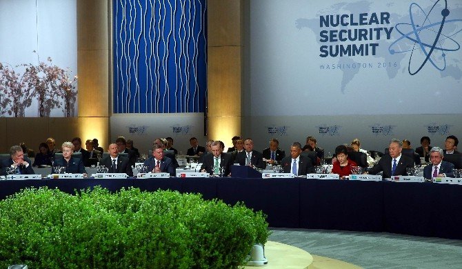 Cumhurbaşkanı Erdoğan, Nükleer Güvenlik Zirvesi Çalışma Yemeğine Katıldı