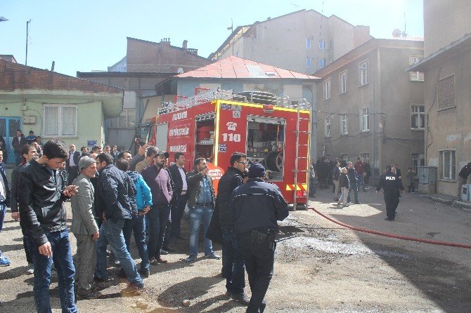 Erzurum’da Büyük Yangın