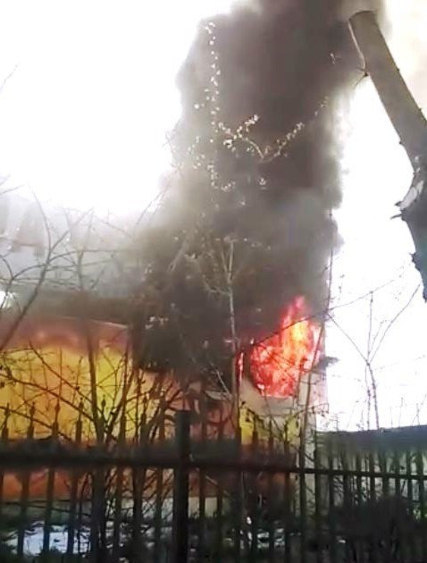 Gaziantep’teki Fabrika Yangını Korkuttu