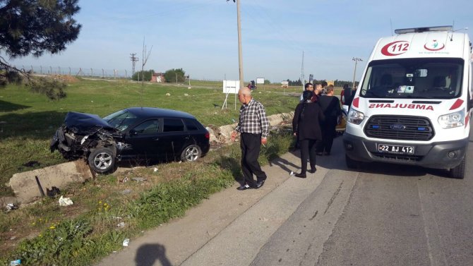 Kaza yapan Bulgar vatandaşlar ölümden döndü
