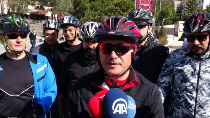 Polis Haftası etkinliği 35 kilometrelik bisiklet turu ile başladı