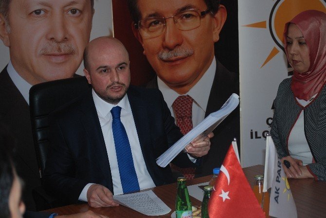 AK Partili Çerkezköy İlçe Başkanı Öğe Belediye Çalışmalarını Değerlendirdi