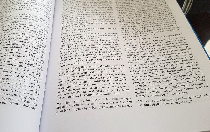 Didim, Türkiye Turizmi Sözlü Tarihinde Yerini Aldı