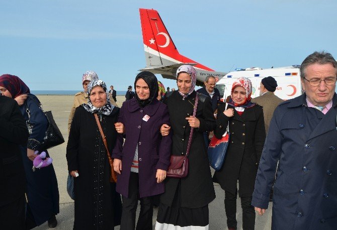 Gümüşhaneli Şehit Komiser Yardımcısının Cenazesi Askeri Uçakla Trabzon’a Getirildi