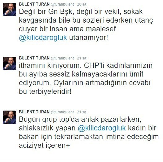 Turan, Kılıçdaroğlu’nu Eleştirdi