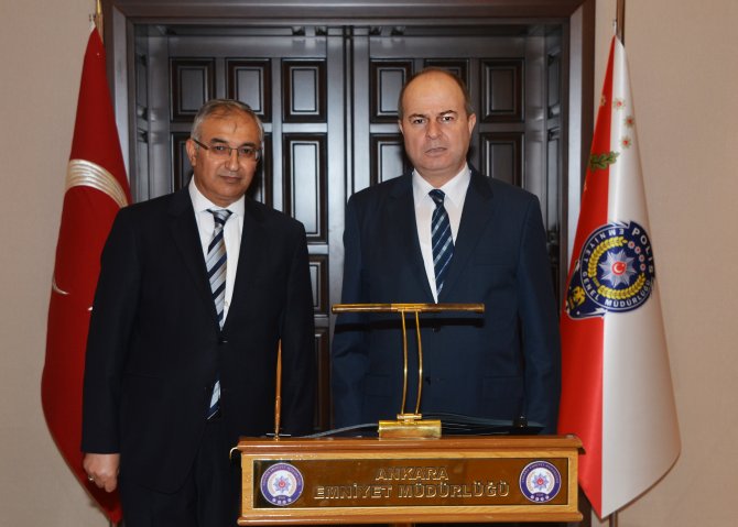 Ankara Valisi'nden İl Emniyet Müdürü'ne ziyaret