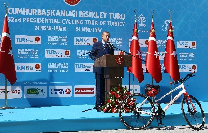 Cumhurbaşkanı Erdoğan 52. Cumhurbaşkanlığı Bisiklet Turu’nun Tanıtımını Yaptı