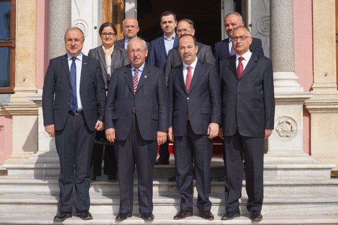 Başkan Albayrak Ve Teski Genel Müdürü Başa, Gürkan’ı Ziyaret Etti