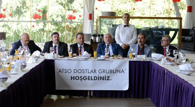 ATSO Başkanı Davut Çetin, ATSO Dostları’nın Konuğu Oldu