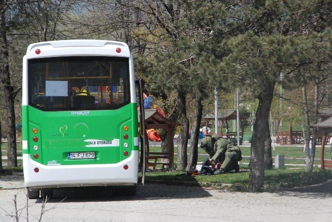Bolu’da Özel Halk Otobüsünde Şüpheli Çanta Paniği