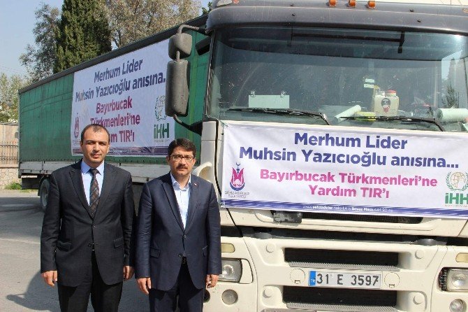 Türkmenlere Yazıcıoğlu Anısına Yardım Tır’ı