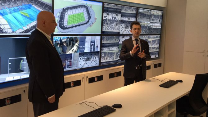 BJK Vodafone Arena'nın güvenlik ve otomasyon tanıtımı yapıldı