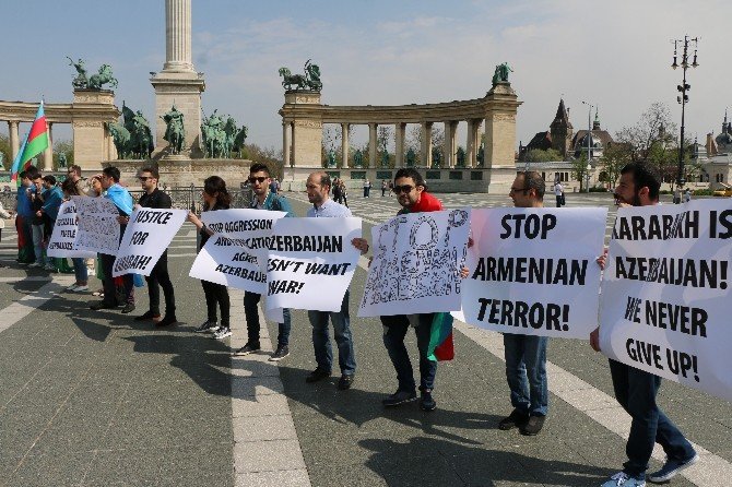 Ermenistan Budapeşte’de Protesto Edildi