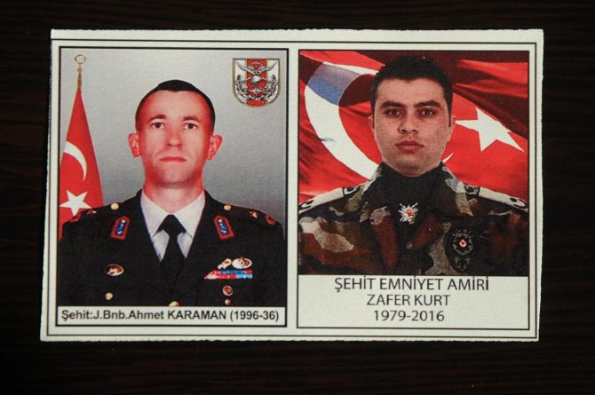 Şehit binbaşı ve emniyet amirinin cenazeleri memleketlerine gönderildi