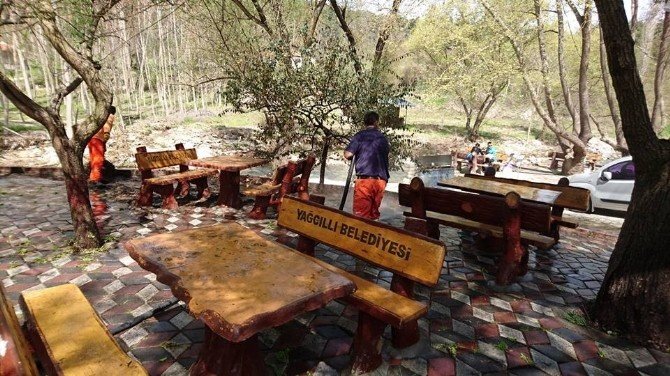 Soma’da Suçıktı Mesire Alanı Yaza Hazırlanıyor