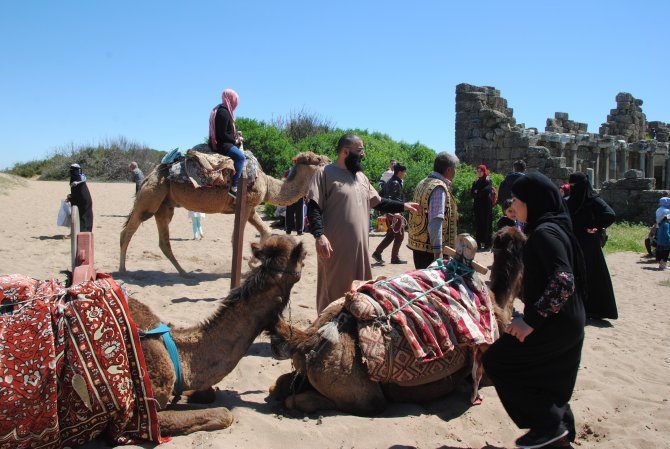 Side Antik Kent'te Arap turistlere yönelik kültür turları ilgi görüyor