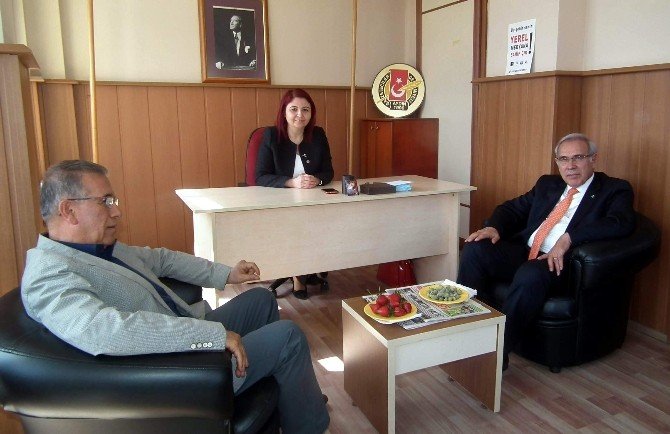 Ayso Başkanı Şahin, Agc Başkanı Şener’i Ziyaret Etti
