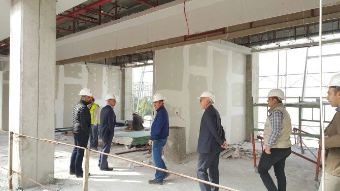 KTO Yönetiminden Yeni Hizmet Binası İnşaatında İnceleme