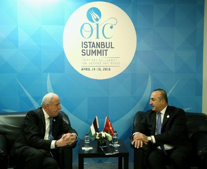 Bakan Çavuşoğlu, Filistin Dışişleri Bakanı Malki İle Görüştü