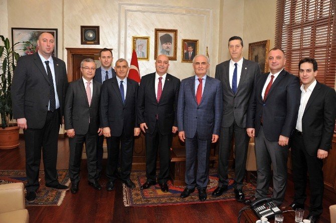 Tbf Genel Sekreteri Arsan, Başkan Yılmaz’ı Ziyaret Etti