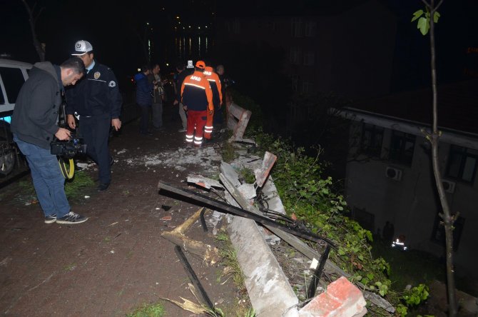 Zonguldak'ta otomobil adliye binası boşluğuna uçtu: 1 ölü