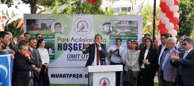 Muratpaşa’da 4 Yeni Park Halka Açıldı