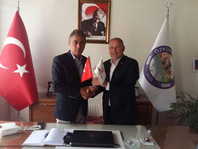 Kızılay’dan Özkonak Belediye Başkanı Yürekli’ye Ziyaret