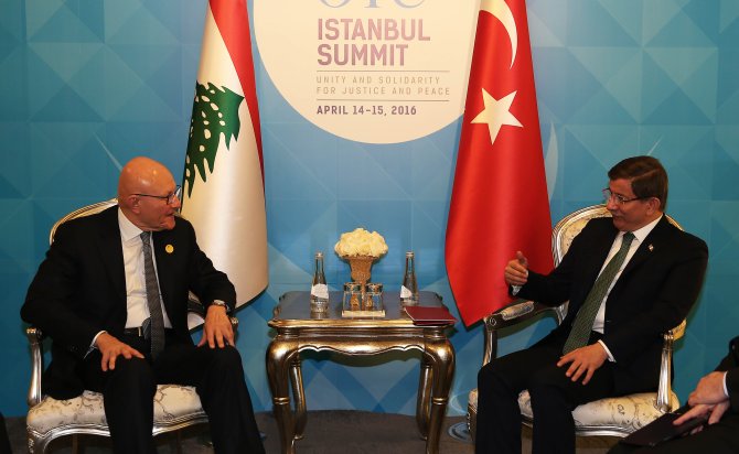 Başbakan Davutoğlu, Lübnan Bakanlar Kurulu Başkanı'yla görüştü