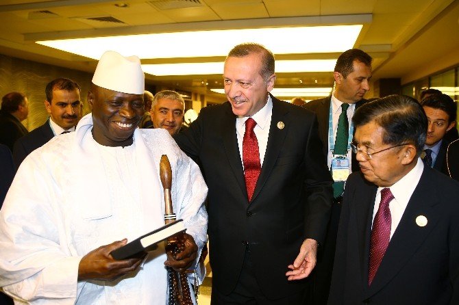 Cumhurbaşkanı Recep Tayip Erdoğan Gambiya Devlet Başkanı Ve Umman Meclis Başkanı İle Görüştü