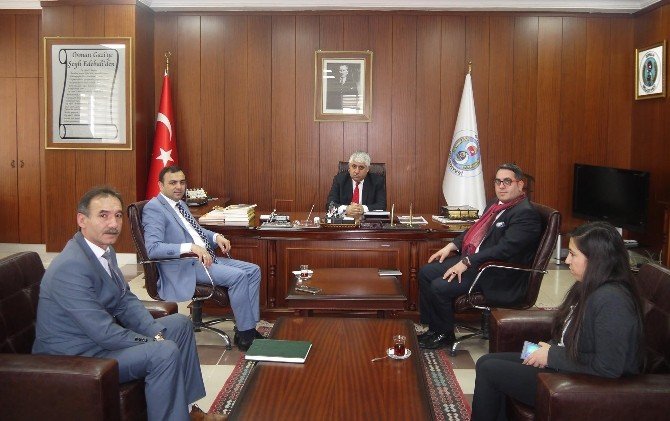 Oran Kalkınma Ajansından Belediye Başkanı Ahmet Şimşek’e Ziyaret