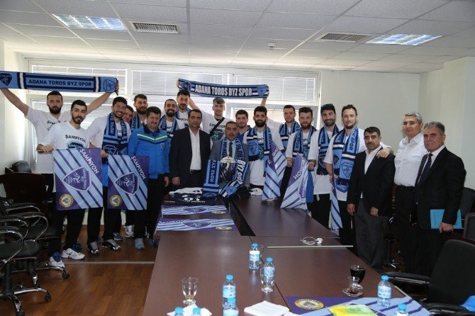 Şampiyon Adana Toros Byz Spor’dan Çelikcan’a Ziyaret