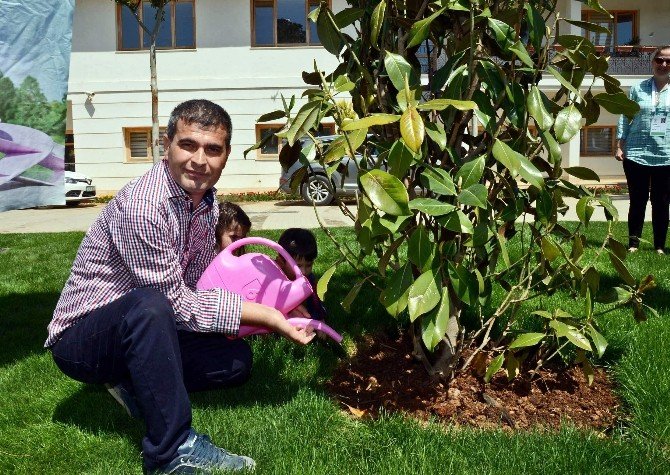 Çift Kol Nakilli Mustafa Sağır, EXPO 2016 Alanına Ağaç Dikti