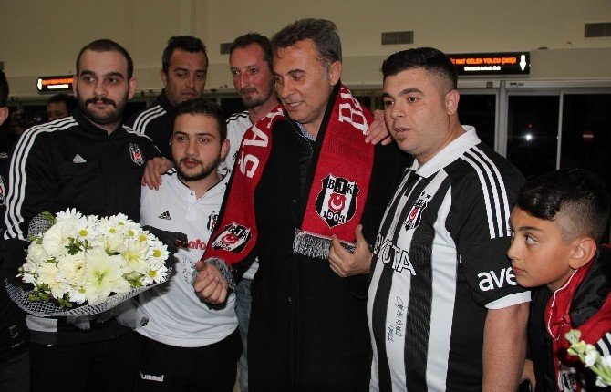 Lider Beşiktaş’a Sivas’ta Coşkulu Karşılama
