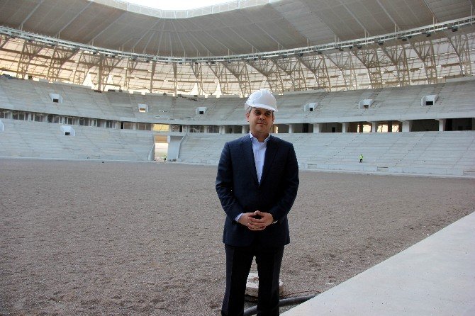 Bakan Kılıç, Gaziantep Arena Stadyumunda İnceleme Yaptı