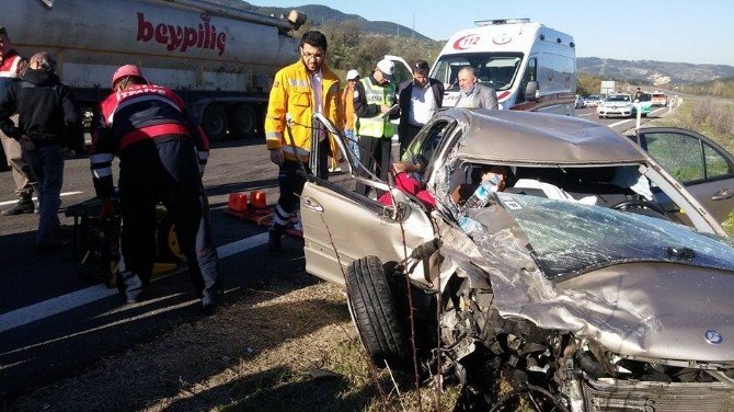 Bolu’da Trafik Kazası: 2 Yaralı