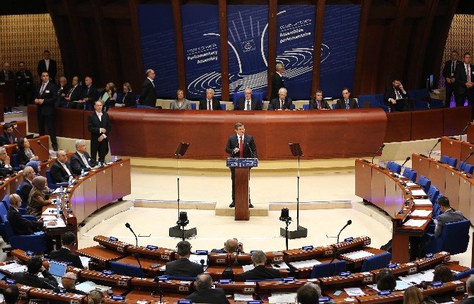 Davutoğlu AKPM Genel Kurulu’na Hitap Etti