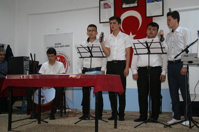 Devrek Anadolu İmam Hatip Lisesinden Kutlu Doğum Haftası Etkinliği