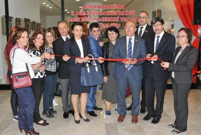 Halk Eğitimi Merkezi Sergi Salonu Park Afyon’da Açıldı