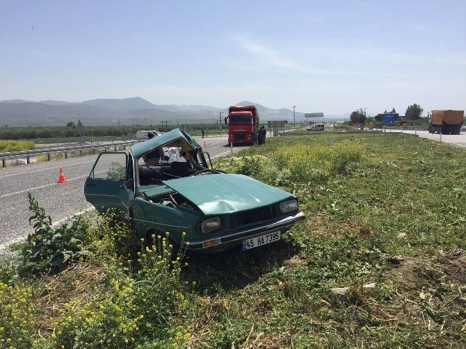 Akhisar’da Trafik Kazası: 1 Yaralı