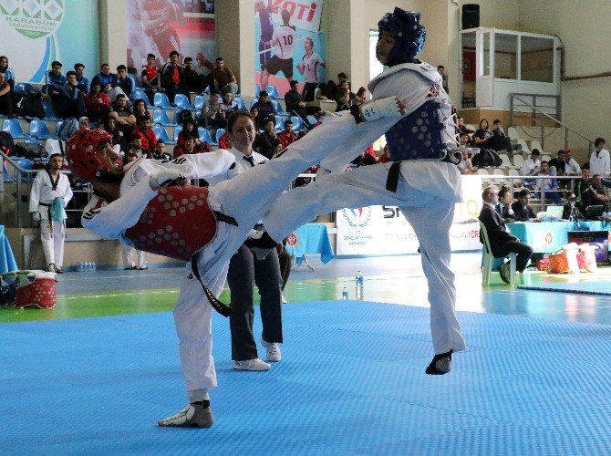 KBÜ’de Üniversiteler Arası Türkiye Taekwondo Şampiyonası Başladı